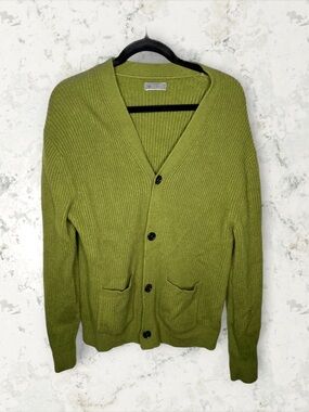 Italic Wool Cashmere Cardigan L